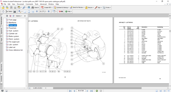 Atlas Copco ST710 Scooptram loader Spare Parts Catalogue - Image 3