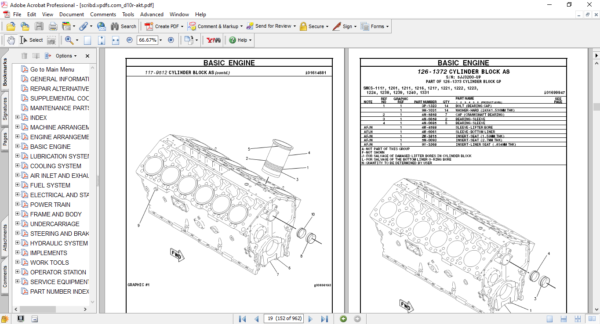 Caterpillar D10R Track-Type Tractor Parts Manual - Image 3