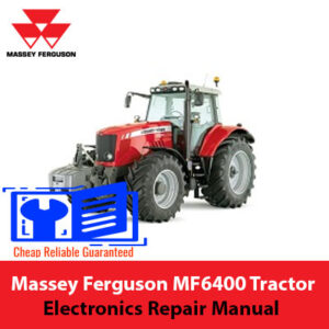 Massey Ferguson MF6400 Tractor Electronics Repair Manual