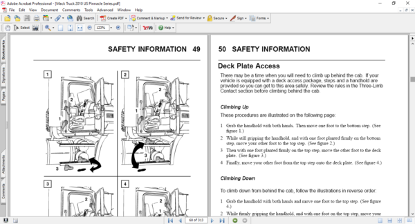 Mack Truck 2010 US Pinnacle Series Operator's Manual - Image 3