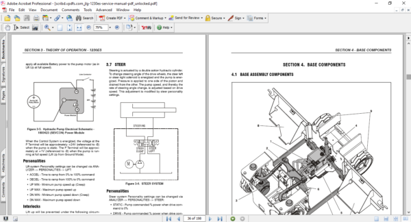 jlg 1230es operators manual