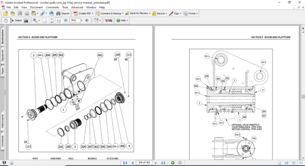 jlg 510aj parts manual