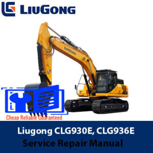 liugong excavator service manual pdf