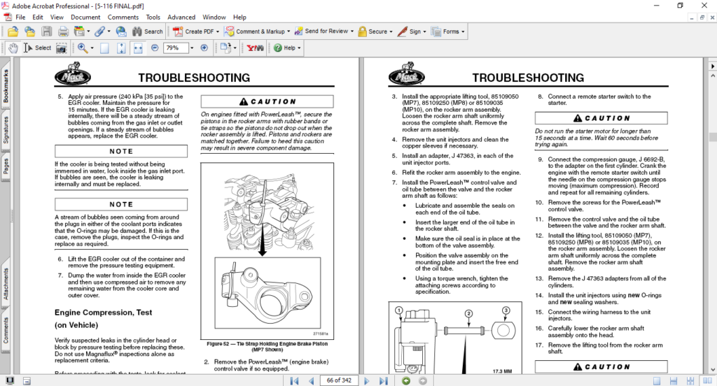 Mack MP8 Euro 3 Diesel Engine Service Repair Manual