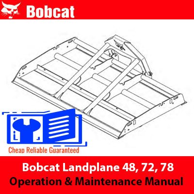 Bobcat UTV Landplane Operation & Maintenance Manual