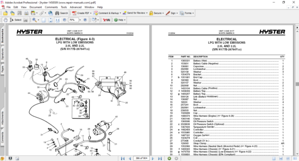 hyster forklift manual download