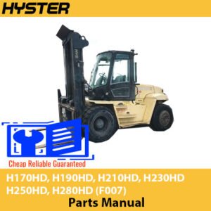 hyster h280hd parts manual