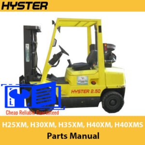 hyster h40xm parts manual