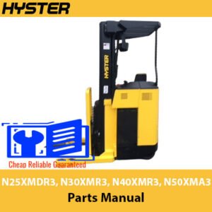 Hyster N25XMDR3, N30XMR3, N40XMR3, N50XMA3 (C470) (C471) Forklift Parts Manual