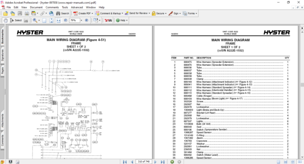 Hyster R45-27H, RS45-30CH, RS46-30IH, RS46-33CH, RS46-33IH, RS46-36CH Parts Manual - Image 4