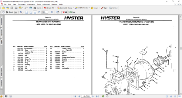 hyster s40xms parts manual 1