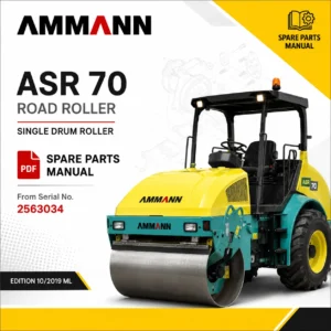 AMMANN ASR 70 Road Roller Spare Parts Manual PDF