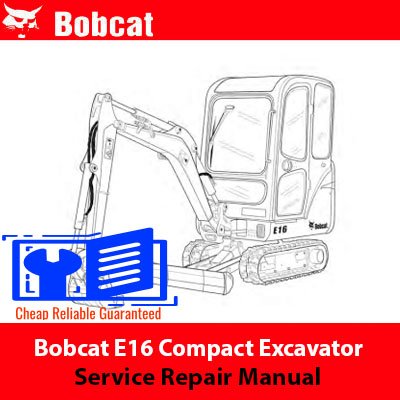 bobcat e16 service manual pdf