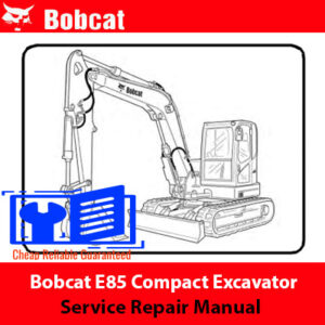 bobcat e85 service manual pdf