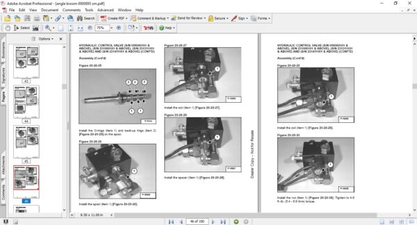 Comprehensive service repair manual for the 84-inch Bobcat Angle Broom, covering maintenance and repair guidelines