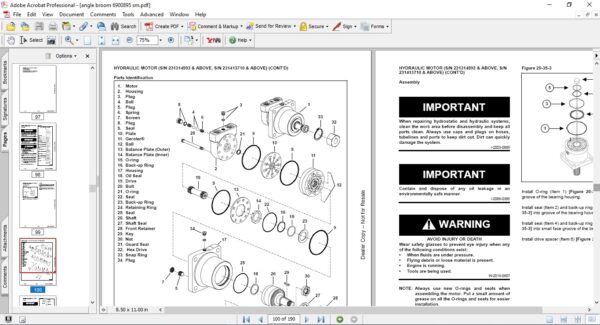 Comprehensive service repair manual for the 84-inch Bobcat Angle Broom, covering maintenance and repair guidelines