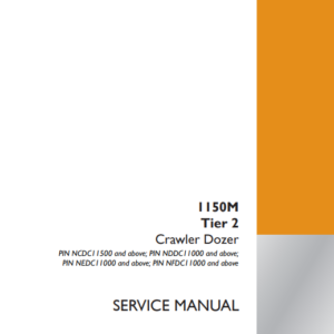 Case 1150M Tier 2 Crawler Dozer Service Repair Manual