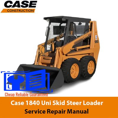 Case 1840 Uni Skid Steer Loader Service Repair Manual