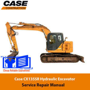 Case CX135SR Crawler Excavator Service Repair Manual