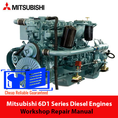 Mitsubishi 6d1 Series Diesel Engines Workshop Repair Manual 