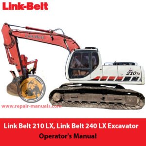 Excavator Operator's Manual