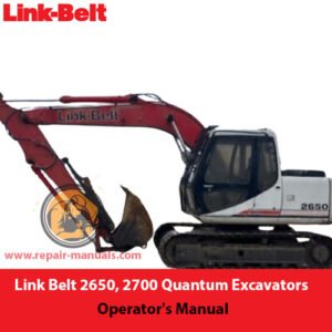 link belt operator's manual