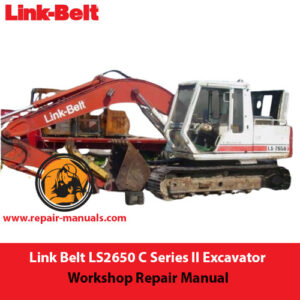 link-belt excavator service manual