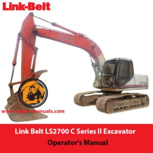 link belt operator's manual