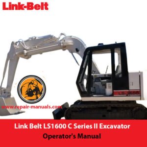 link belt operator's manual