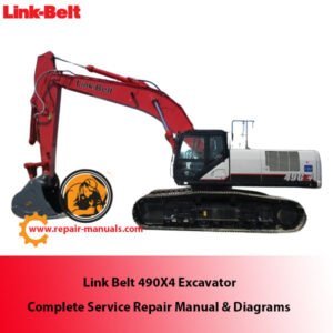 Comprehensive service repair manual and diagrams for Link Belt 490X4 Excavator, essential for maintenance and repairs