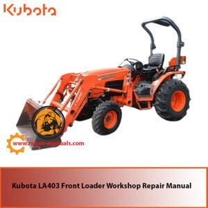 kubota front loader manual