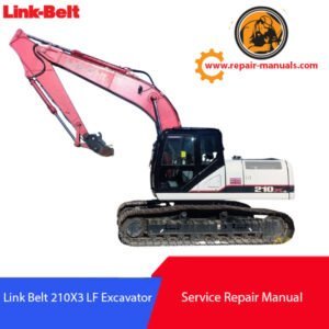 link-belt excavator service manual