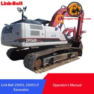 link belt operator's manual