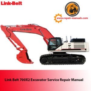 Service repair manual for Link Belt 700X2 Excavator, detailing maintenance and troubleshooting procedures