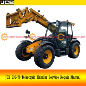 JCB 536-70 service manual, providing essential instructions for maintenance and operation of the equipment