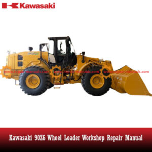 Repair manual for Kawasaki 90Z6 Wheel Loader, offering step-by-step guidance for effective maintenance and repairs