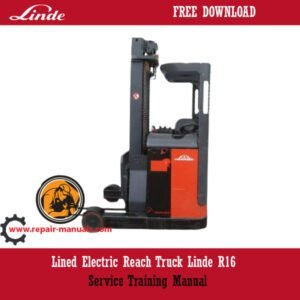 linde reach truck r16