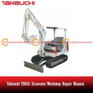 Comprehensive repair manual for Takeuchi TB025 excavator
