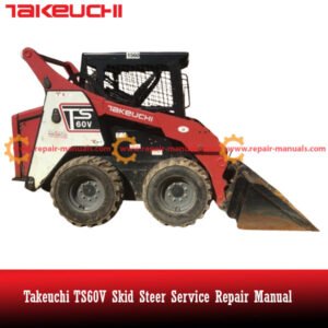 Cover of the Takeuchi TS50V Skid Steer Service Repair Manual, showcasing essential repair and maintenance