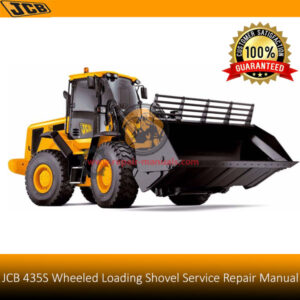 JCB 435S Wheeled Loading Shovel Service Repair Manual