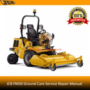 CB FM30 Ground Care Service Repair Manual cover featuring detailed diagrams and instructions for maintenance and repairs