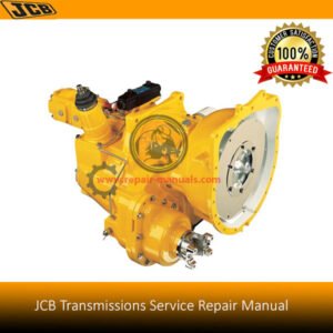 JCB Transmissions Service Repair Manual cover, presenting vital repair instructions and technical details