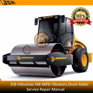 Service repair manual for Vibromax vibratory roller, detailing maintenance and troubleshooting procedures