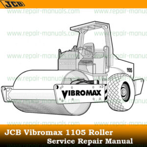 Service repair manual for JCB Vibromax 1105 Roller, detailing maintenance and repair procedures