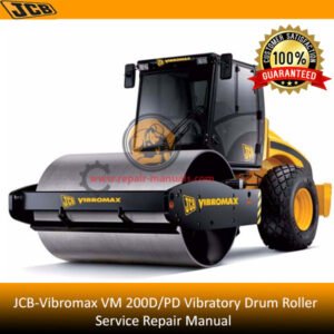 Vibromax VM range road roller manual, offering guidance on service, maintenance, and operational procedures