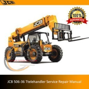 The JCB 506-36 telehandler service repair manual is essential for maintenance and repair. It provides clear instructions for troubleshooting and fixing various issues.