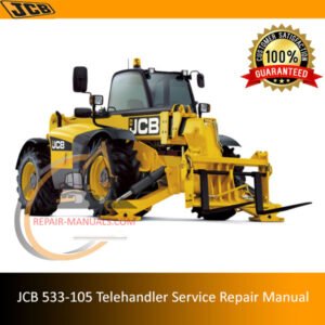 Service repair manual for JCB 533-105 Telehandler, detailing maintenance and troubleshooting procedures