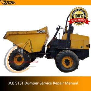 Service repair manual for JCB 9TST Dumper, detailing maintenance and troubleshooting procedures