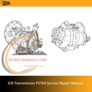 CB Transmission PS764 Service Repair Manual cover featuring detailed repair instructions and diagrams for efficient maintenance