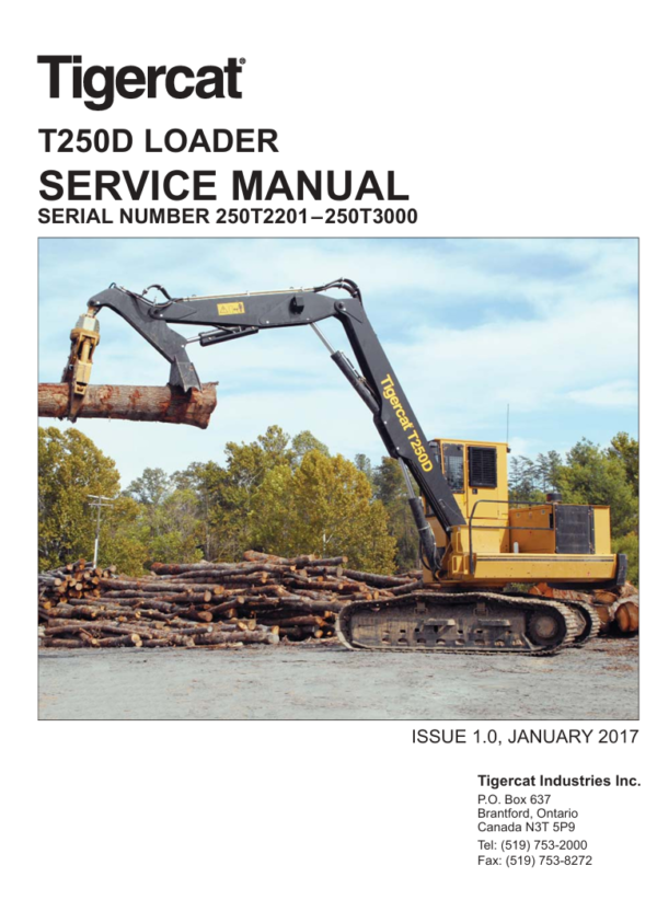 Tigercat 250D Loader Service Repair Manual - Image 2